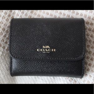 Black Coach Mini Wallet